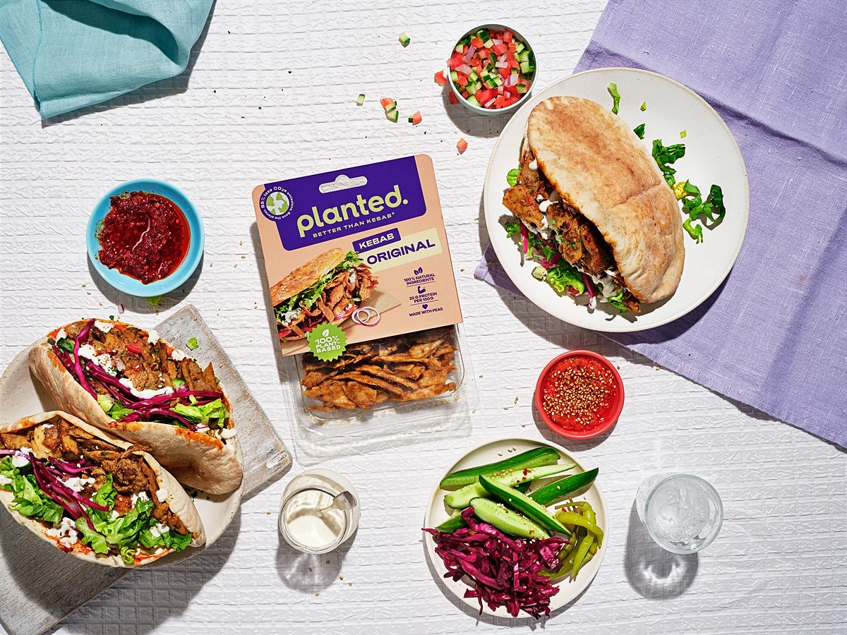 Kebab mit ohne alles von Planted