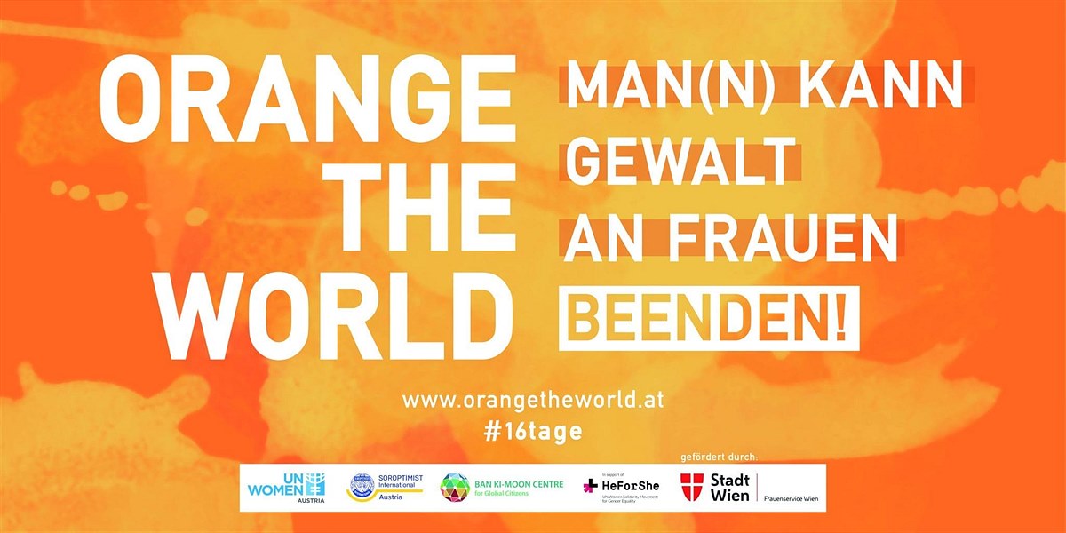 AUVA ist Teil der UN-Kampagne Orange the World