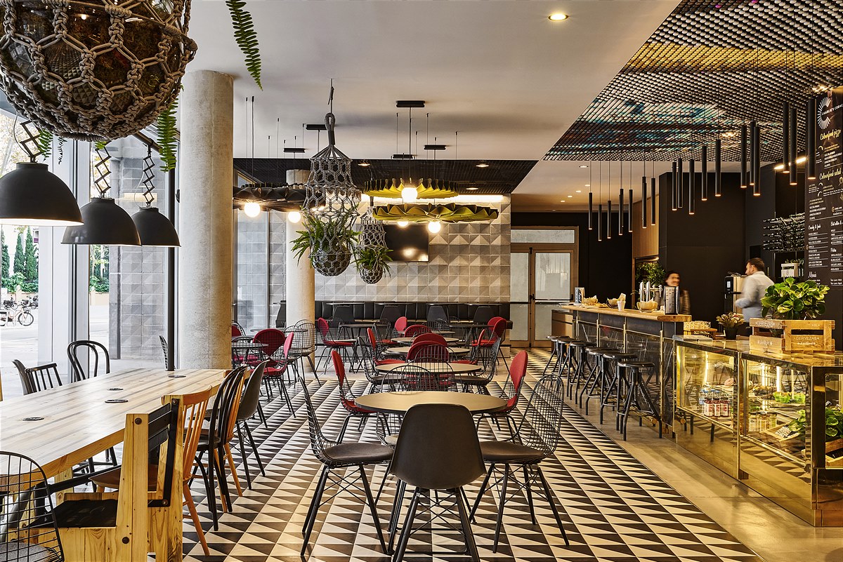 Lobby im Agora-Konzept Design