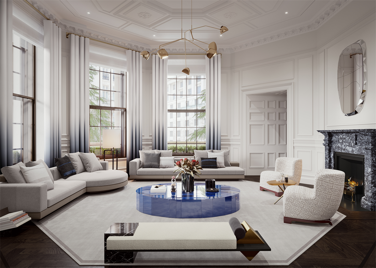 The OWO Residence by Raffles Wohnzimmer