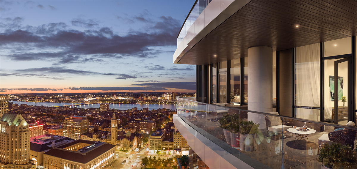 Raffles Boston Back Bay Hotel and Residence Balkon