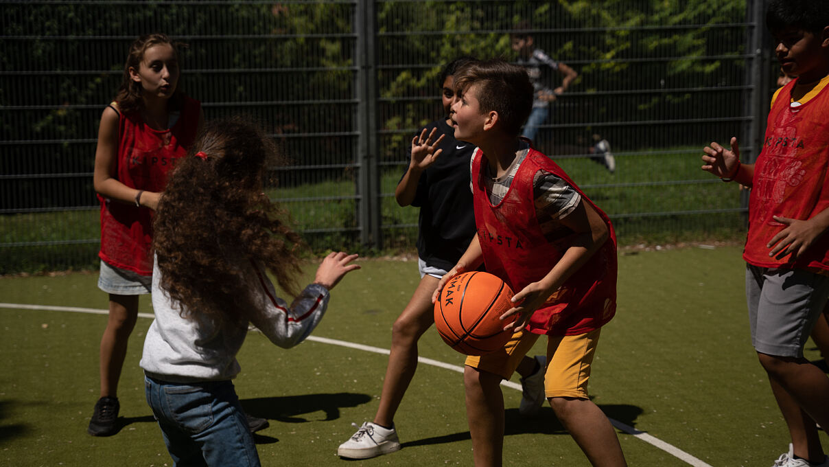 Basketball-Kurs der Hobby Lobby