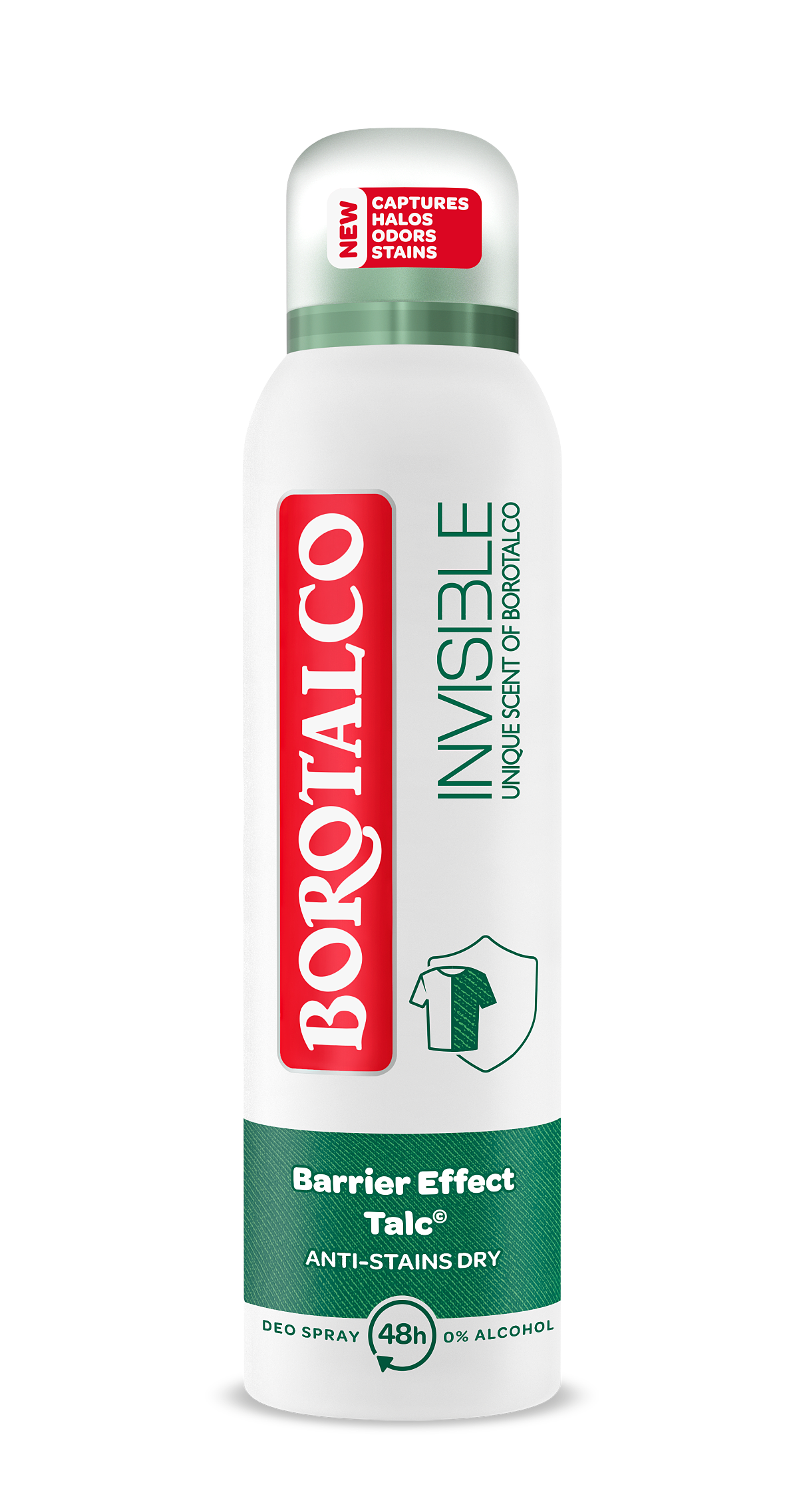 Borotalco Invisible Unique Scent of Borotalco mit Barrier Effect Talc©