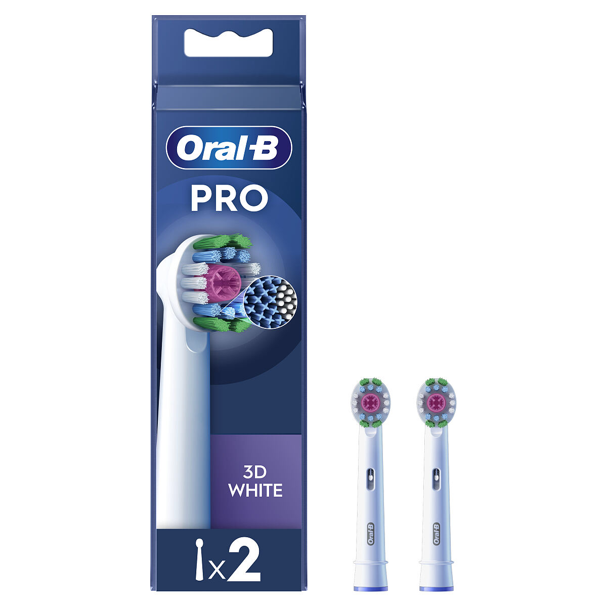 Oral-B Pro Aufsteckbürsten_3D White