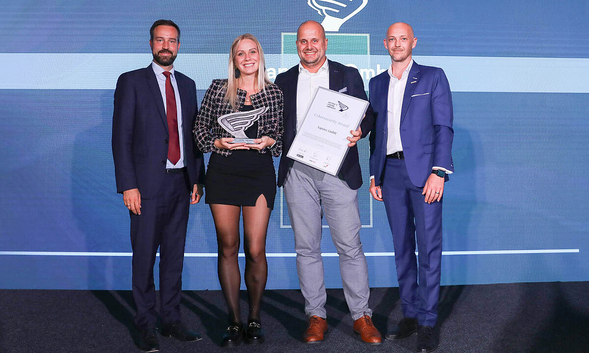 Cybersecurity Award geht an Sapotec GmbH