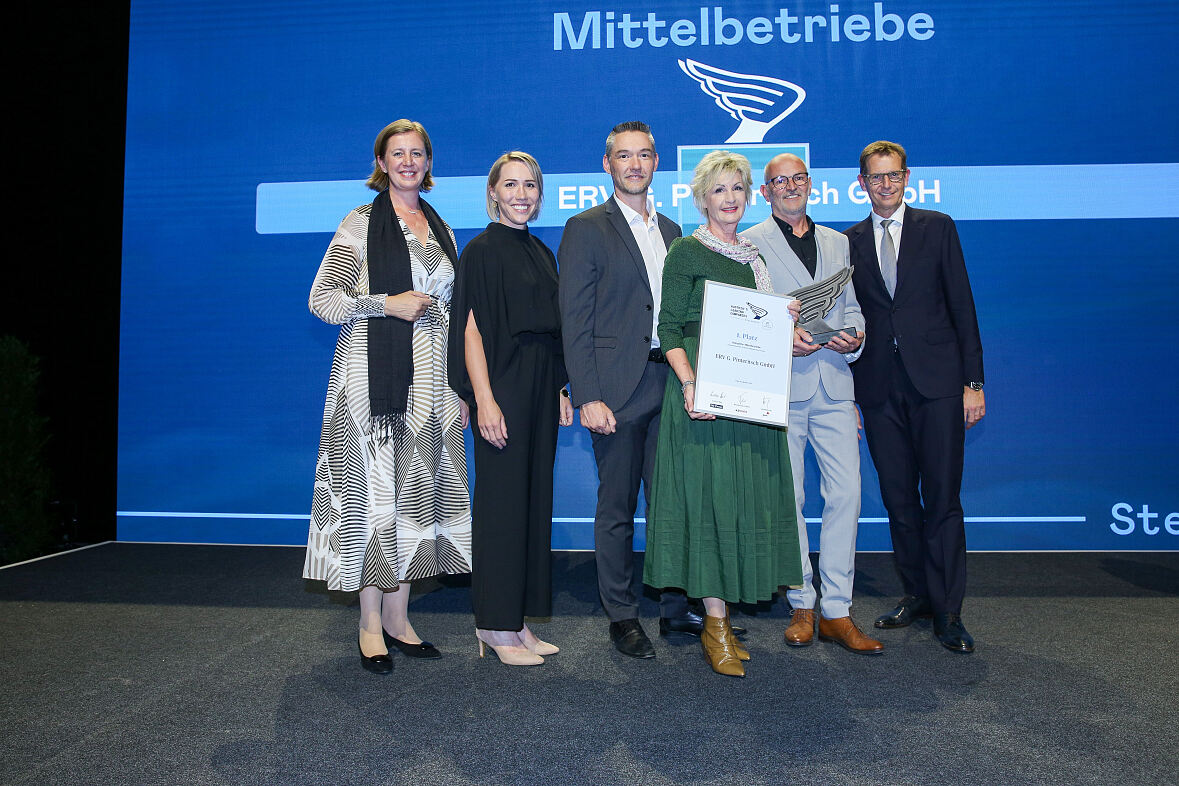 1. Platz Mittelbetriebe für ERV G. Pinteritsch GmbH