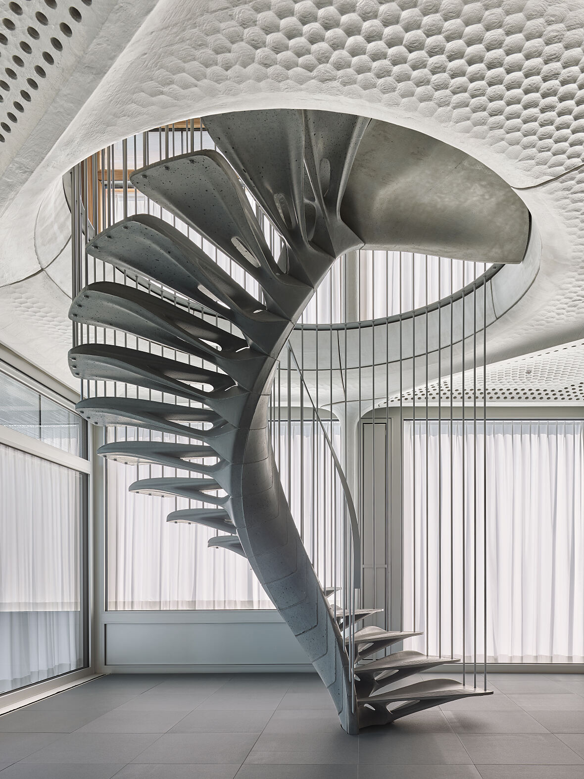 Treppe „Cadenza“ im Schweizer Forschungs- und Innovationszentrum NEST