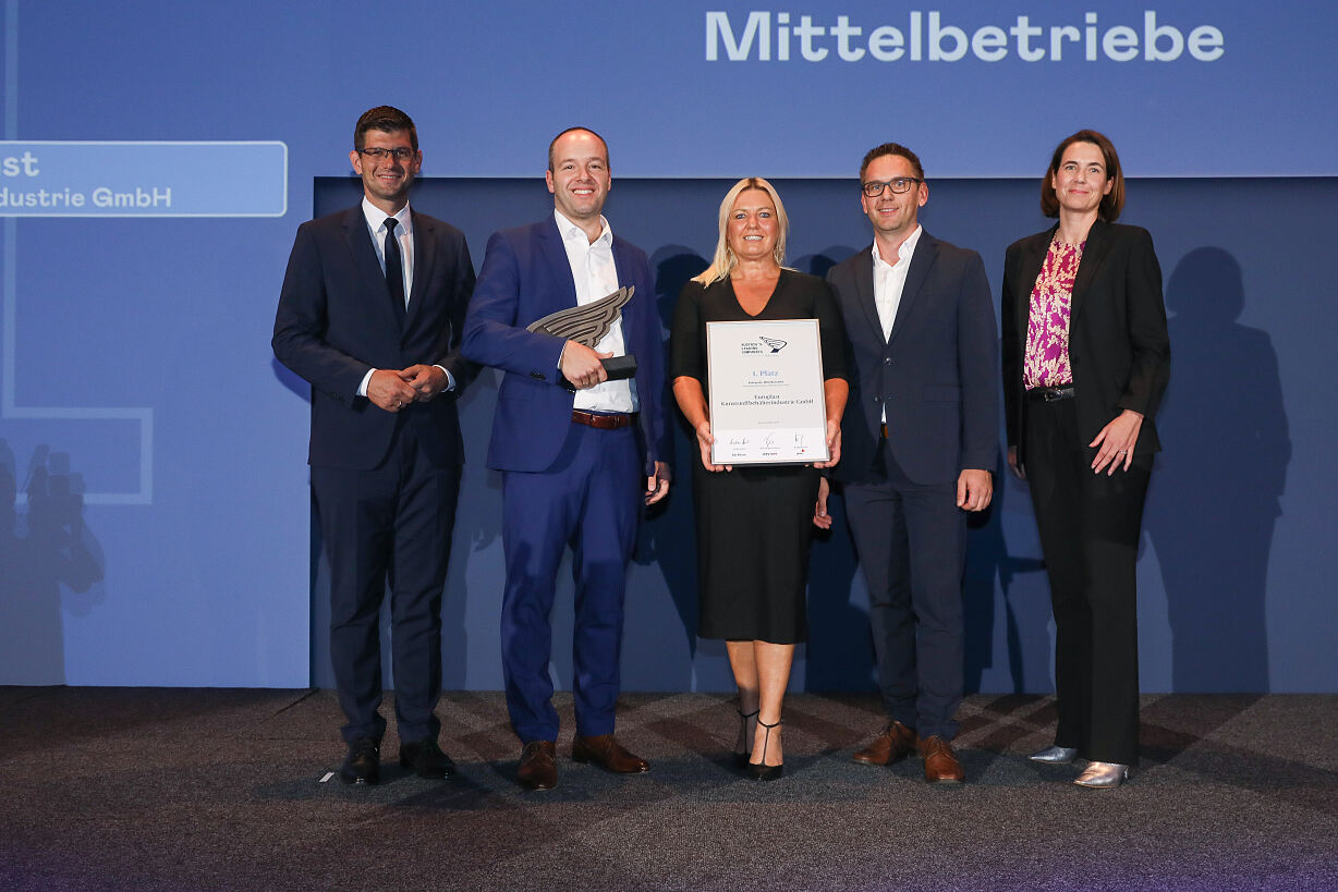 1. Platz Mittelbetriebe Europlast Kunststoffbehälterindustrie GmbH