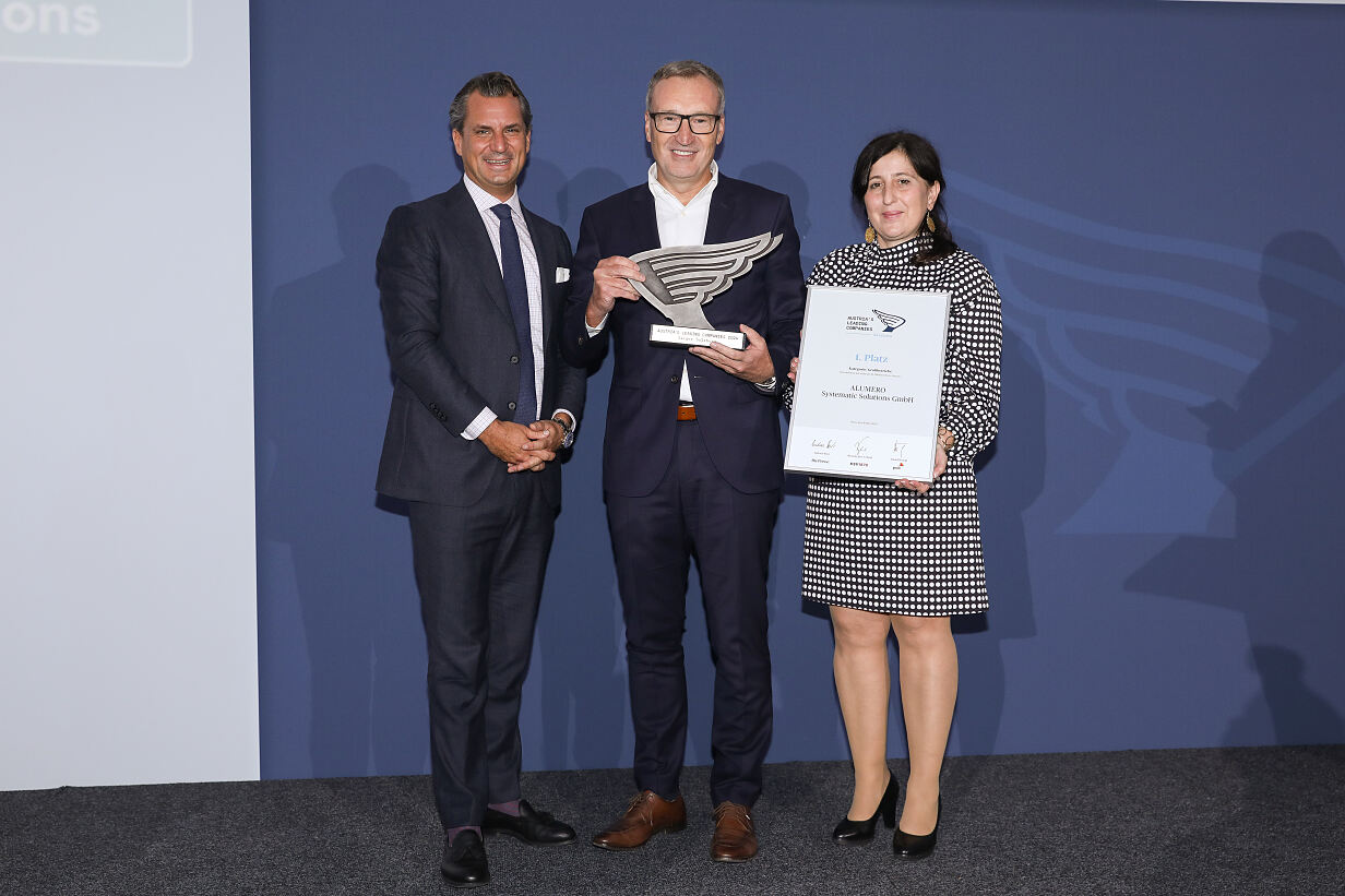 1. Platz Großbetriebe Alumero Systematic Solutions GmbH