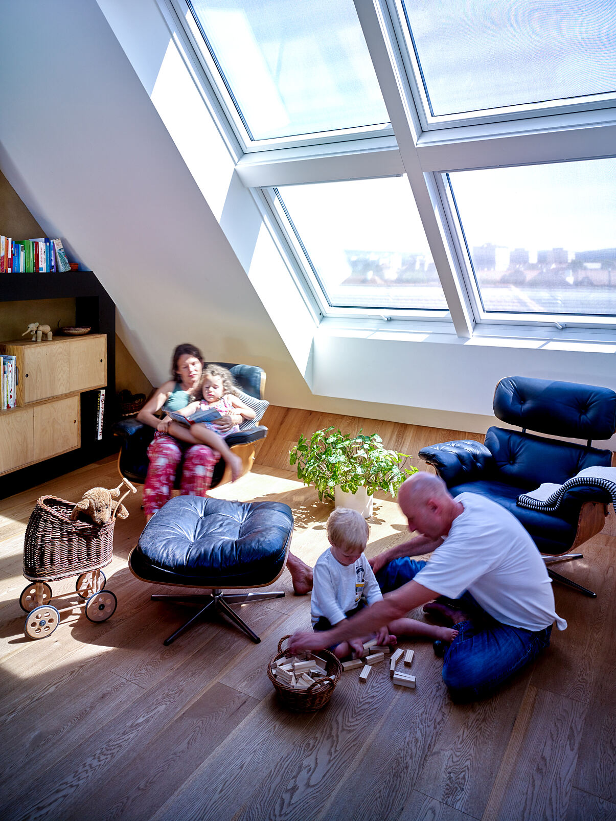 Licht und Schatten im Dachgeschoss