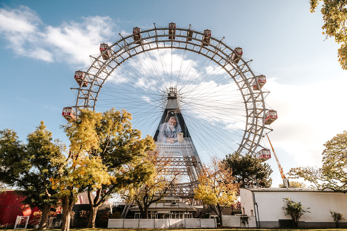 Mit NESPRESSO hoch hinaus:  HOME COMPOSTABLE Collection am Wiener Riesenrad erleben 