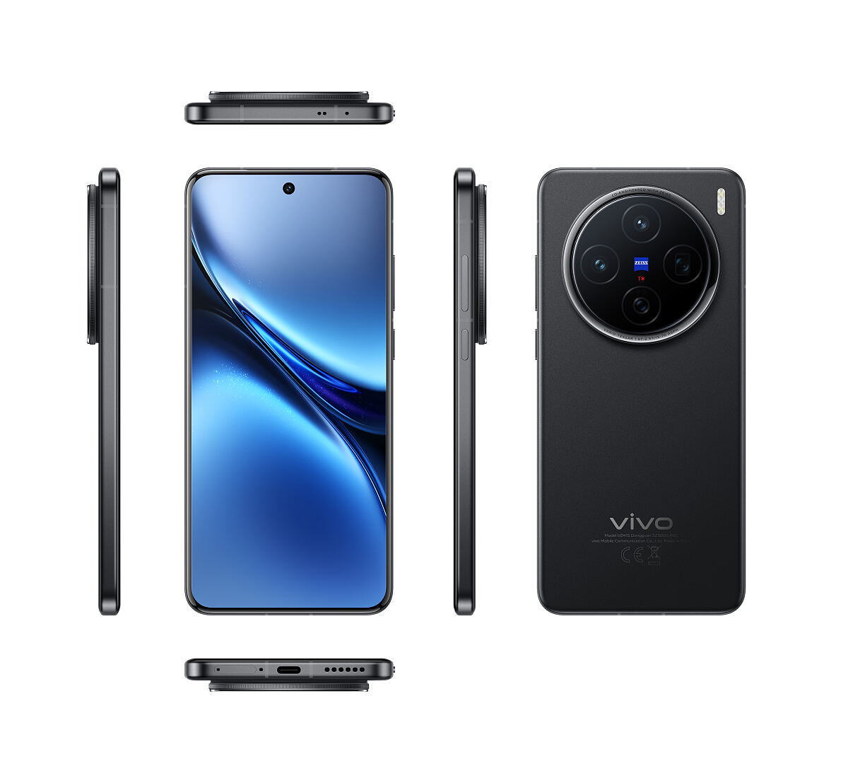 vivo X200 Black Produktfoto