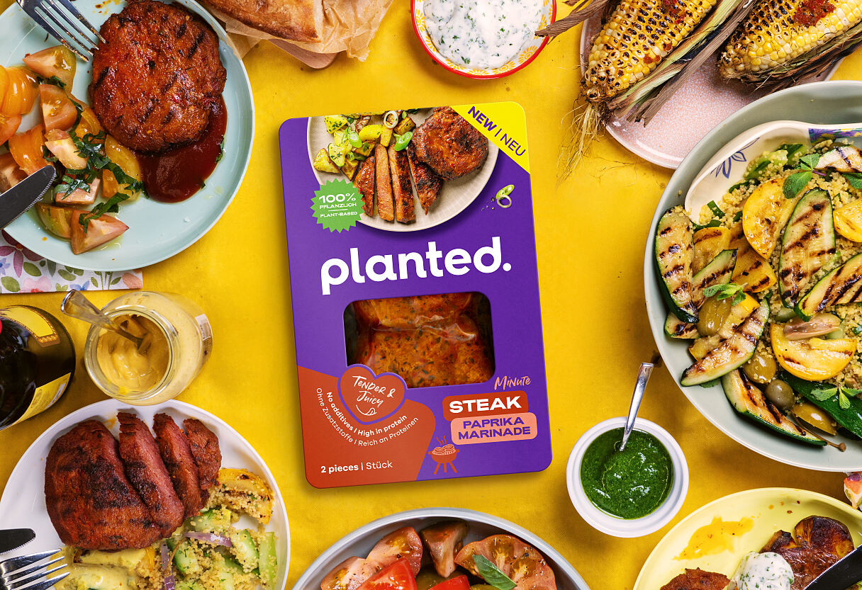 Neu: planted.steak Paprika