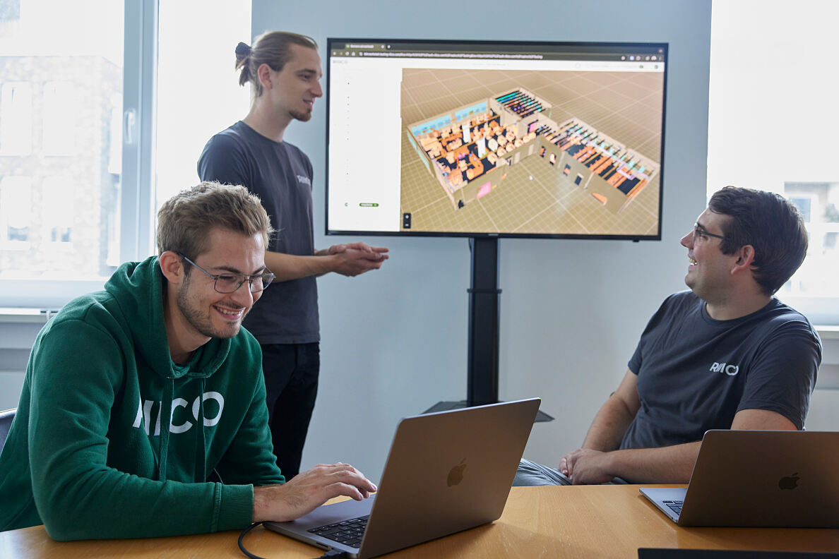 RIIICO PRODUKT MIT GRÜNDERTEAM