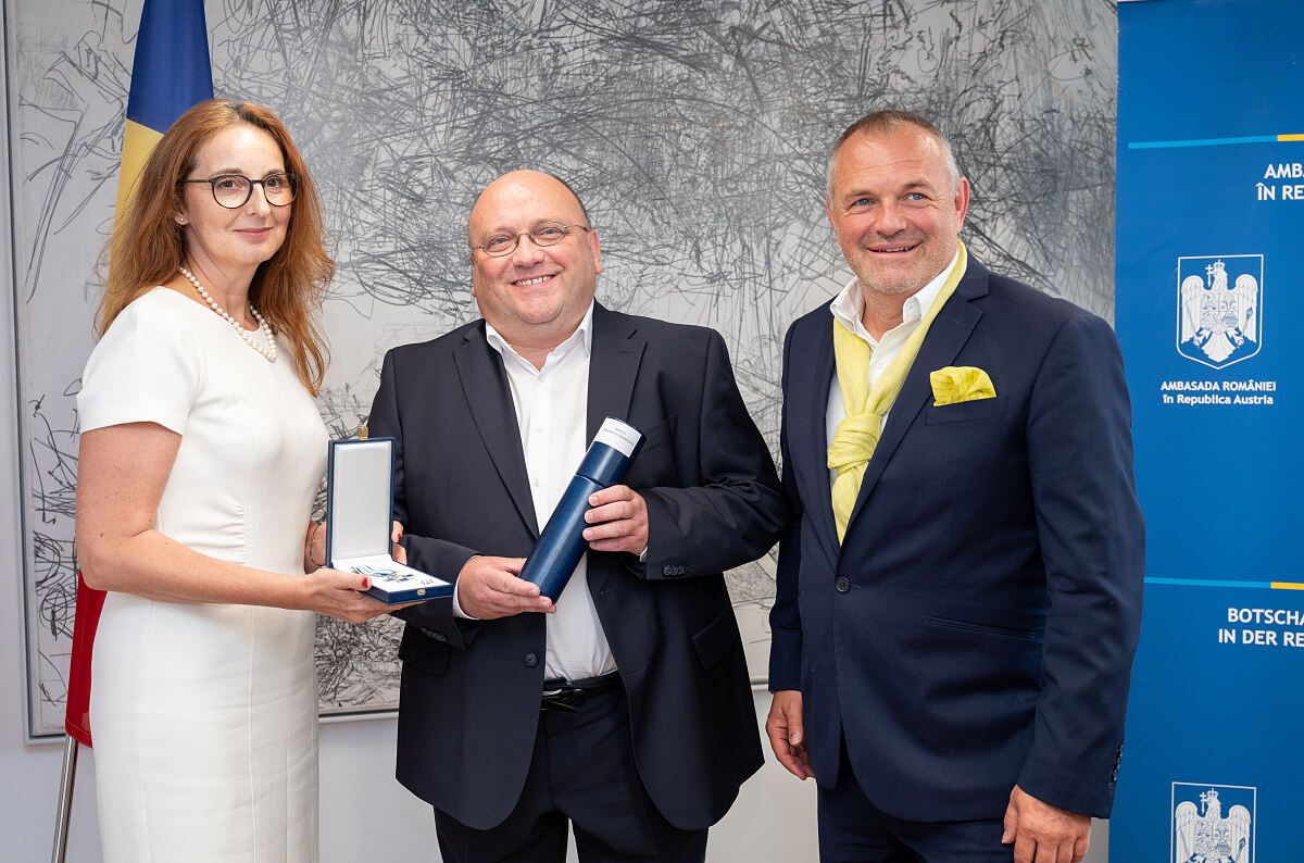 Andrea Amza-András, Alexander Gerdanovits, Klaus Einfalt (vlnr)