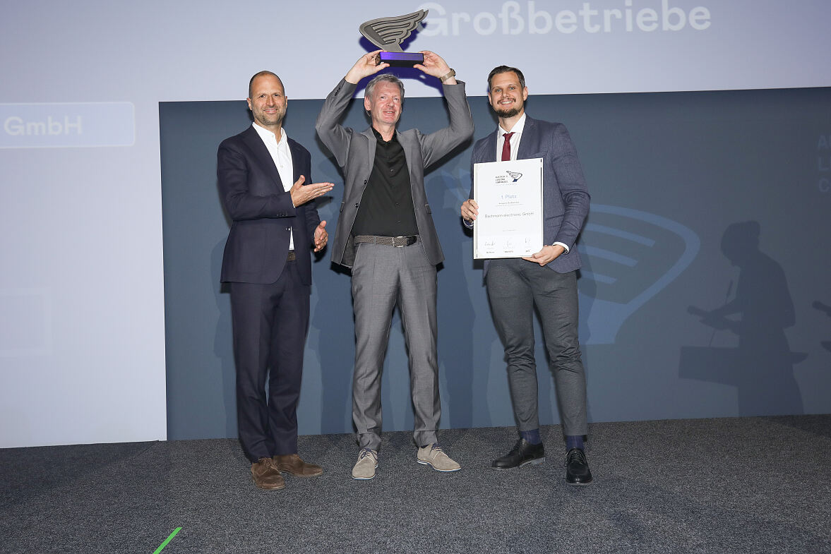 1. Platz Großbetriebe an die Bachmann electronic GmbH aus Feldkirch
