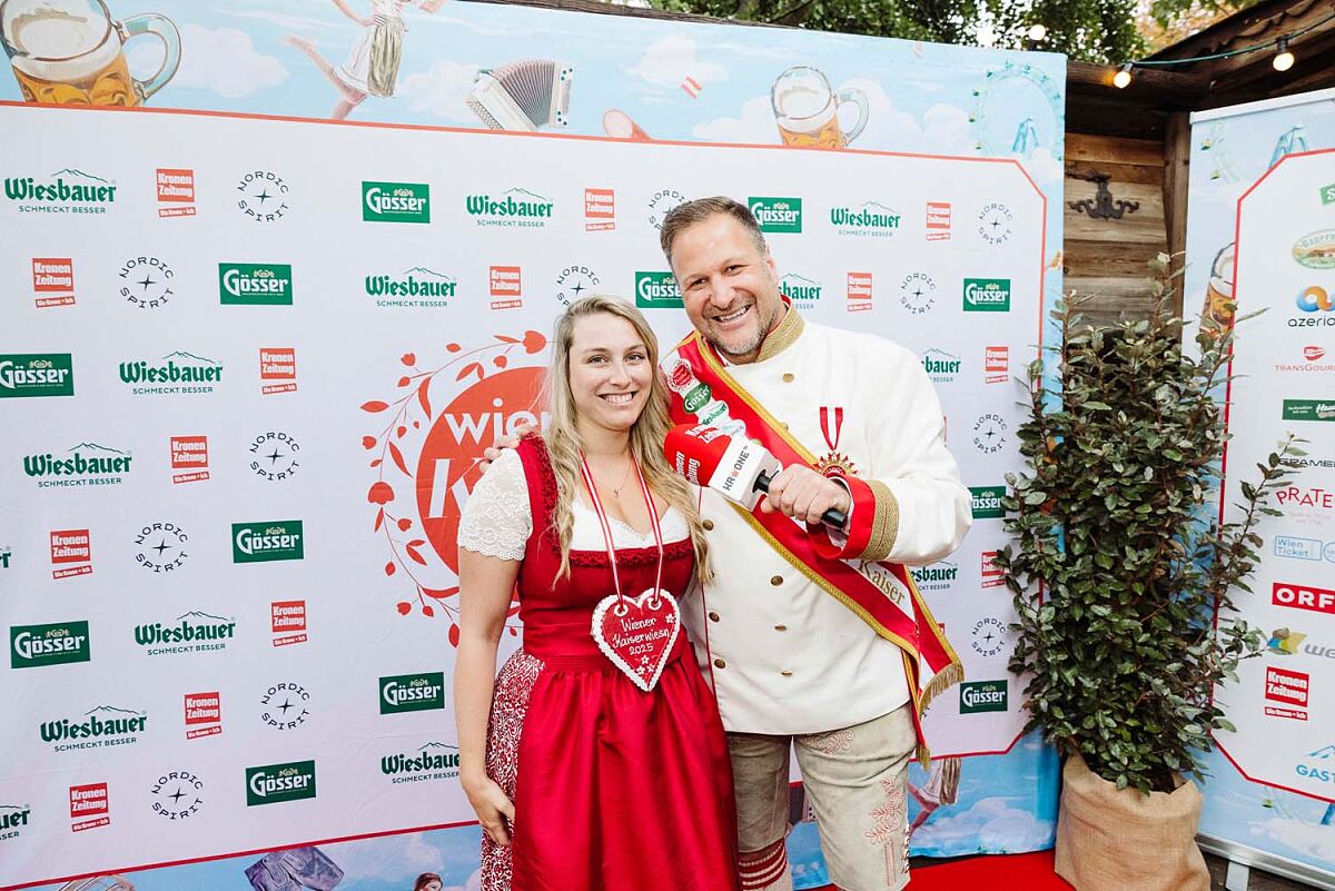 Wiesn Kaiser Johann Pittermann und Wiesn Kaiserin Sarah Brandstötter