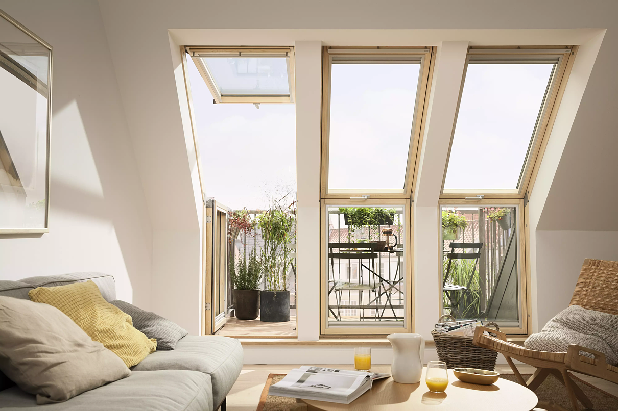 Dachfenster beeinflussen Raumklima