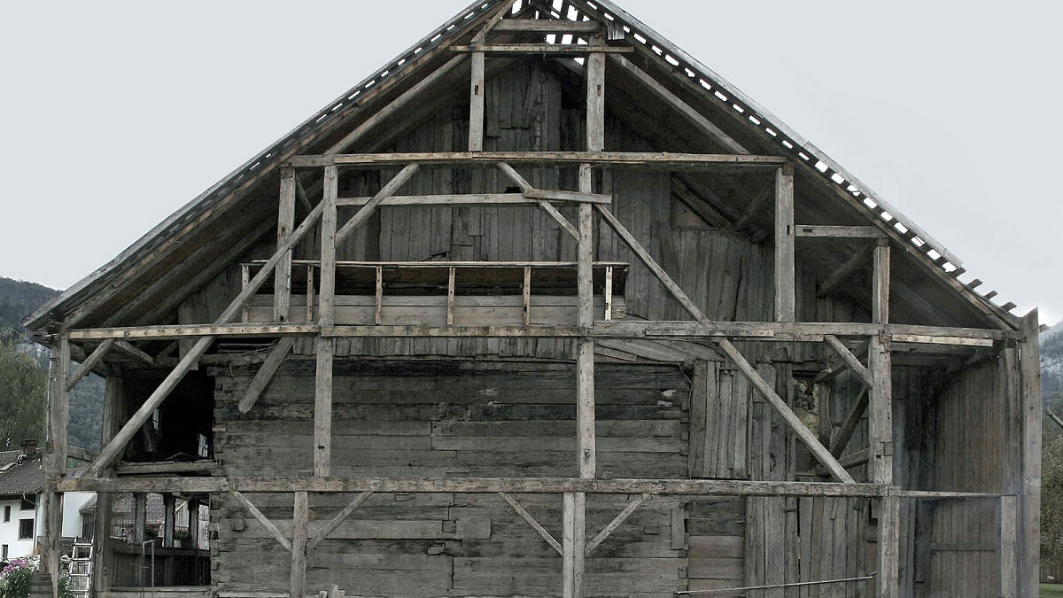 Baustelle: Nordfassade