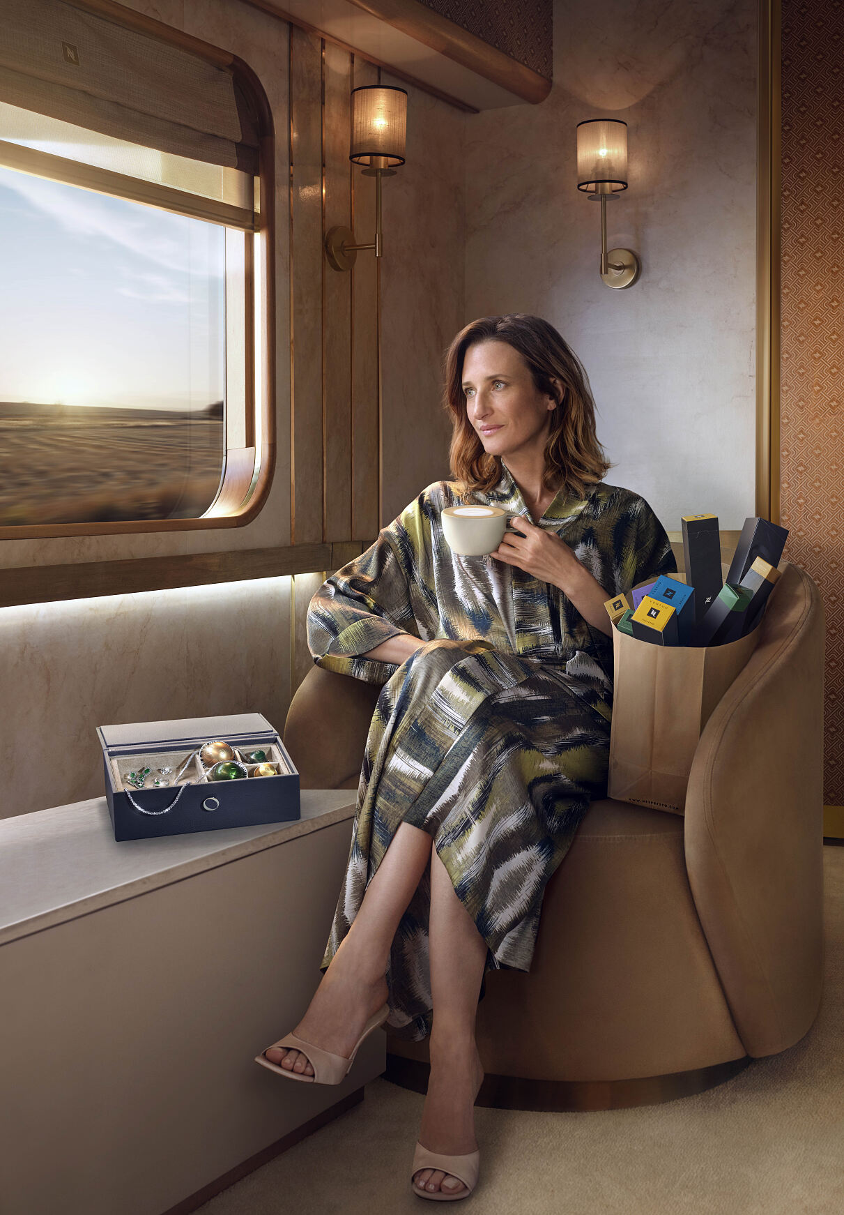 Camille Cottin als Erbin im Nespresso-Werbespot