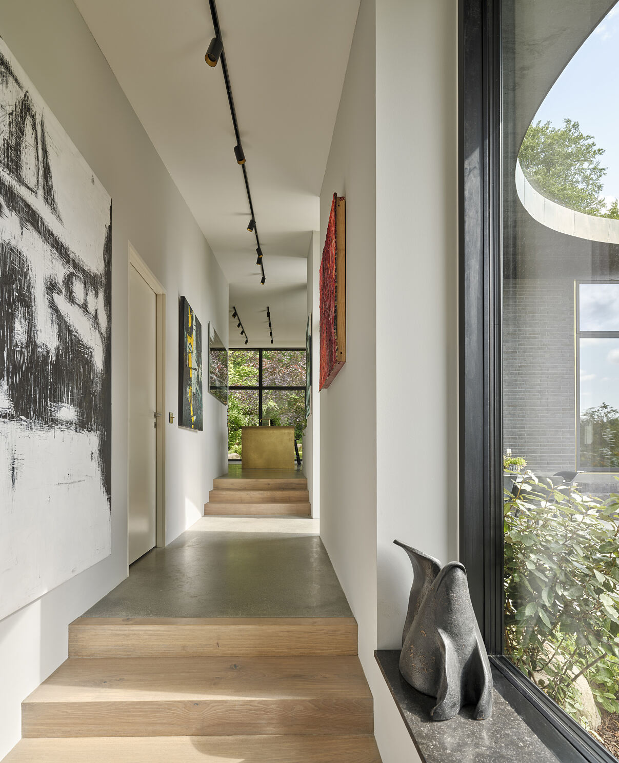 Flur als Galerie gestaltet