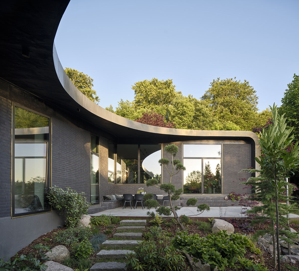 Geschützter Gartenbereich